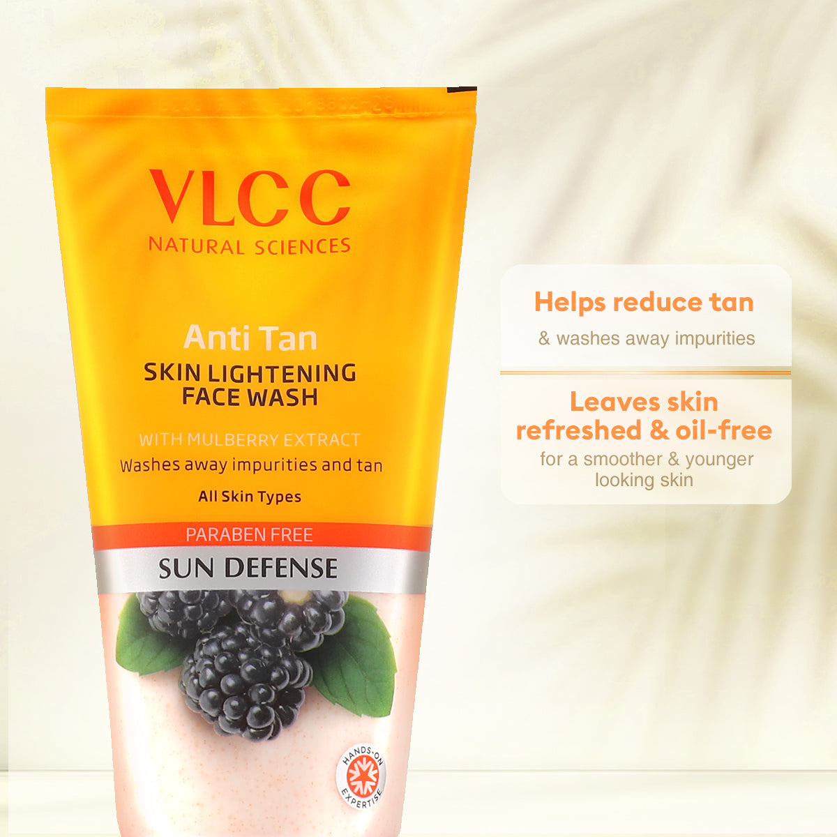 Anti Tan Skin Lightening Face Wash - 150 ml - Buy One Get One free (300ml)