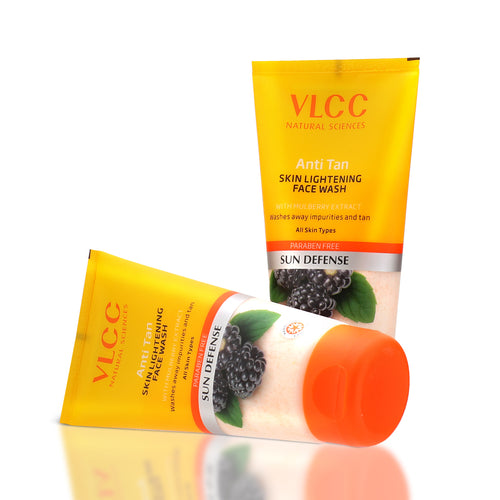 Anti Tan Skin Lightening Face Wash - 150 ml - Buy One Get One free (300ml)